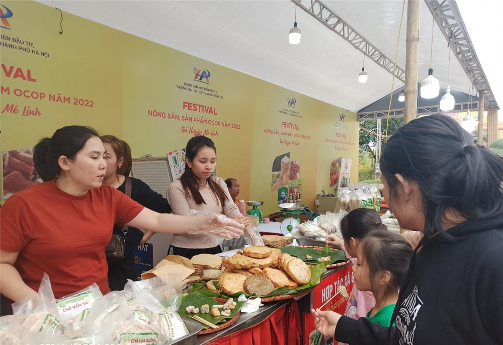 Festival Nông sản, sản phẩm OCOP Hà Nội năm 2022 thu hút hơn 10.000 khách tham quan, mua sắm
